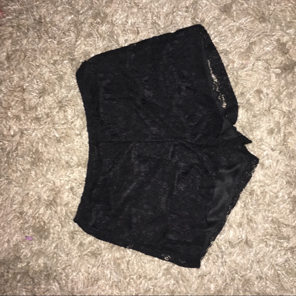 Black dress shorts
